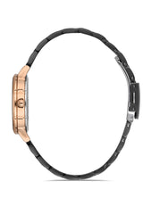 Ferro Analog Black Round Dial Women's Watch - F21158A-R