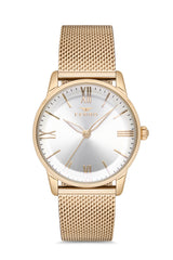 Ferro Analog Silver Round Dial Women's Watch - F21182C-B