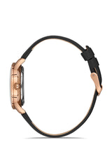 Ferro Lambrusco Analog Black Round Dial Women's Watch - F21182B-R