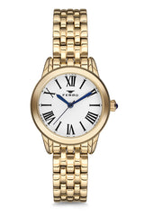 Ferro Analog Silver Round Dial Women's Watch - F2720A-980-B