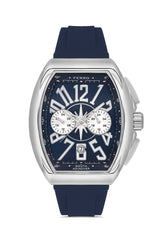 Ferro Riviera Analog BlueTonneau Dial Men's Watch - FM11444D-L3