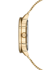 Ferro Analog Silver Round Dial Women's Watch - F21073C-B