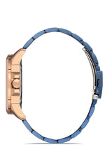 Ferro Montepulciano Analog Blue Round Dial Men's Watch - F11208A-T