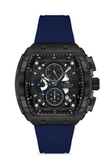 Ferro Litorale Chronograph BlueTonneau Dial Men's Watch - FM11346D-ZA4