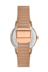 Ferro Analog Silver Round Dial Women's Watch - F40090C-C