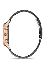 Ferro Multifunction Black Round Dial Men's Watch - FM11151A-R