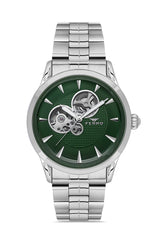 Ferro Sangiovese Analog Green Round Dial Men's Watch - F31457A-A10