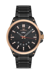 Ferro Montepulciano Analog Black Round Dial Men's Watch - F11201A-R