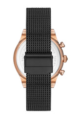 Ferro Analog Black Round Dial Men's Watch - FM11912C-R