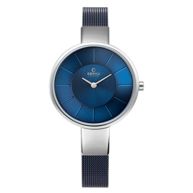 Obaku Sol Arctic Analog Blue Round Dial Women's Watch - V149LXCLML