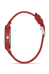 Ferro Polycarbon Analog Red Round Dial Men's Watch - F11342D-ZM