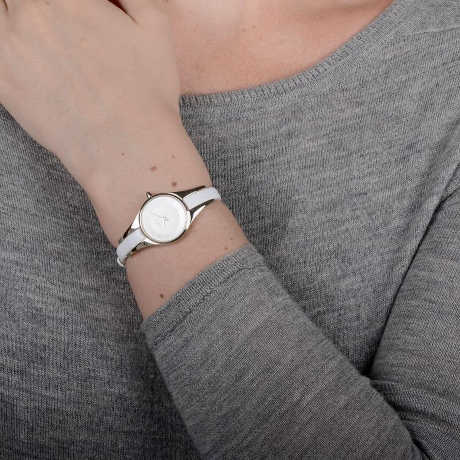 Obaku Morgen Snow Analog Silver Round Dial Women's Watch - V110LXCIRW