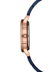 Ferro Analog Blue Round Dial Women's Watch - F21124A-T