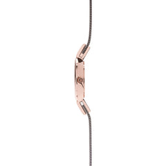 Obaku Siv Rose-Bi Analog Silver Round Dial Women's Watch - V129LXVIMC