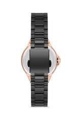Ferro Analog Black Round Dial Women's Watch - F21135A-R