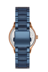 Ferro Analog Blue Round Dial Men's Watch - F11159A-T