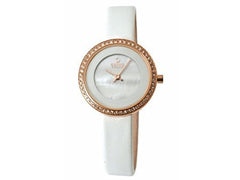 Obaku Stille Analog White MOP Round Dial Women's Watch - V146LVWRW