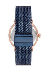 Ferro Analog Blue Round Dial Men's Watch - F40075C-T