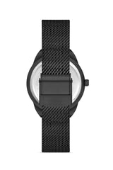 Ferro Analog Black Round Dial Women's Watch - F21073C-R