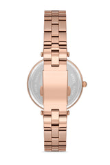 Ferro Analog Silver Round Dial Women's Watch - F21128A-C