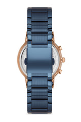 Ferro Multifunction Blue Round Dial Men's Watch - FM11151A-T