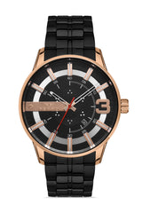 Ferro Montepulciano Analog Black Round Dial Men's Watch - F11200A-R