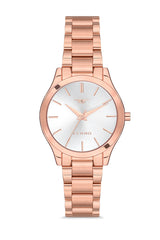 Ferro Analog Silver Round Dial Women's Watch - F21121A-1153-C