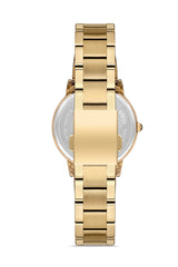 Ferro Analog Silver Round Dial Women's Watch - F1928A-1025-B