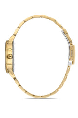 Ferro Analog White Round Dial Women's Watch - F21158A-B