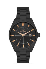 Ferro Trebbiano Analog Black Round Dial Men's Watch - F11239A-G