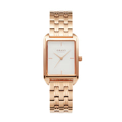 Obaku KAMILLE FUSHSIA Analog Silver WhiteRectangle Dial Women's Watch - V293LXVISV