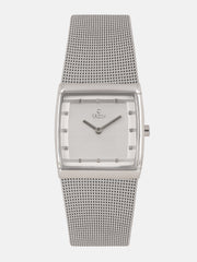 Obaku Lund Lille Steel Analog Silver Square Dial Women's Watch - V102LXCCMC
