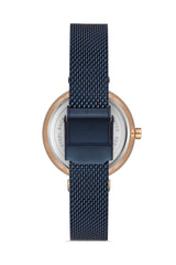 Ferro Analog Blue Round Dial Women's Watch - F21224C-T