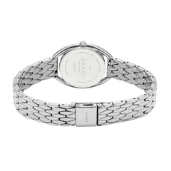 Obaku JUVEL BRACE Analog Silver White Round Dial Women's Watch - V286LXCISC