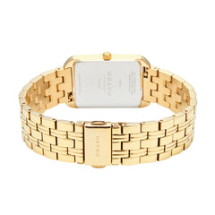 Obaku KAMILLE CIDER Analog Silver WhiteRectangle Dial Women's Watch - V293LXGISG