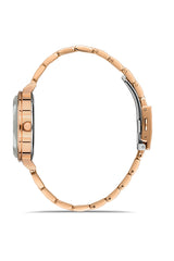 Ferro Verdicchio Analog Silver Round Dial Women's Watch - FL21252A-C