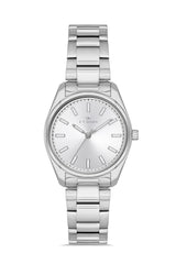 Ferro Analog Silver Round Dial Women's Watch - F21161A-A