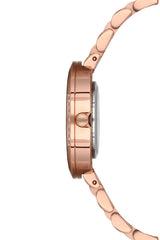 Ferro Analog Silver MOP Round Dial Women's Watch - F21075A-1165-C