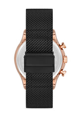 Ferro Chronograph Black Round Dial Men's Watch - FM31105C-R
