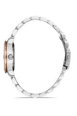 Ferro Analog Silver Round Dial Women's Watch - F21923A-E