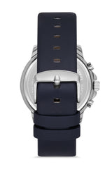 Ferro Multifunction Blue Round Dial Men's Watch - FM11146B-E3