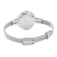 Obaku Siv Glimt Steel Analog Silver Round Dial Women's Watch - V129LECIMC