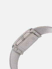Obaku Lund Lille Steel Analog Silver Square Dial Women's Watch - V102LXCCMC