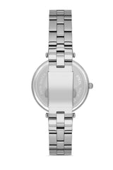 Ferro Analog Silver Round Dial Women's Watch - F21128A-A
