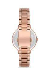 Ferro Analog Silver Round Dial Women's Watch - F21076A-116-C