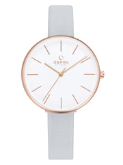 Obaku Viol-Dove Analog Silver Round Dial Women's Watch - V211LXVIRL
