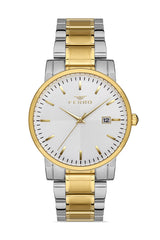 Ferro Siena Classica Analog Silver Round Dial Men's Watch - F11154A-D