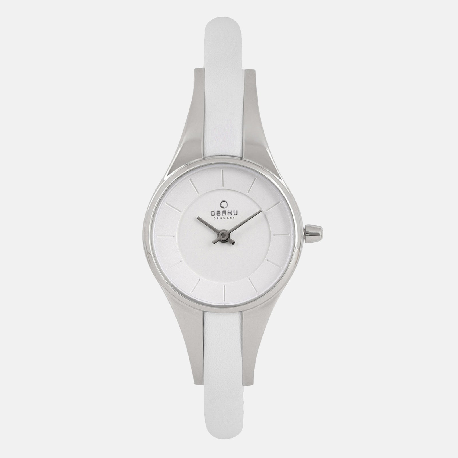 Obaku Morgen Snow Analog Silver Round Dial Women's Watch - V110LXCIRW