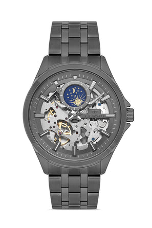 Ferro Roma Eterna Analog Grey Round Dial Men's Watch - FM40111A-V