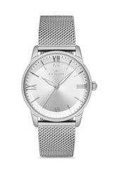 Ferro Analog Silver Round Dial Women's Watch - F21182C-A